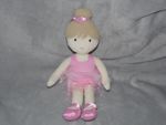 Mothercare ballerina soft toy pink My first baby comforter