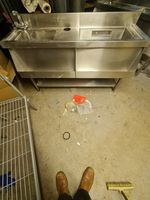 Prep Cocktail Bar Station, Stainless Steel, Bar Sink & Fully Insulated Ice Well