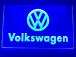 VOLKSWAGEN VW LOGO LED NEON LIGHT SIGN BEETLE KOMBI VAN MAN CAVE WALL ART DÉCOR