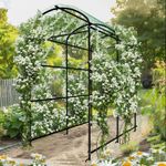 Outdoor Garden Arch Trellis for Climbing Plant Path Walkway Archway Arbor Tunnel