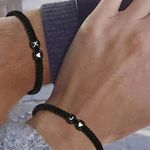 26 Letters Initial Heart Handmade A-Z Name Braided Bracelets For Women and Men