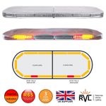 MicroMax LED Lightbar 900mm STI Amber Recovery Beacon Brake Tail Indicator 3ft
