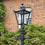 90cm Black Victorian Lantern - Replacement Lamp Post Top - Ex-Display