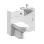 Bathroom 950mm Basin Vanity Unit & Sink Back to Wall Toilet Cabinet BTW Modern