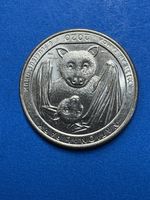 2020 D American Samoa Bat Quarter with Die Chip Error On Bats Eye See Pics