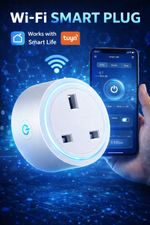 2 Pack 20A Smart UK Plug Socket Switch Smart Life Tuya app