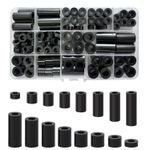 102pcs Nylon Plastic Spacers Washers Assorted Set M6 M8 Fixings Insulation Kit