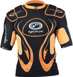 Optimum Inferno Rugby Shoulder Pads, World Rugby Approved 12-Pad Match-Day