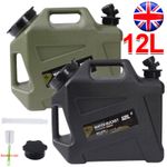 12L Camping Tap Carry Tank Storage Container Gym Drinking Water Bucket Jug UK