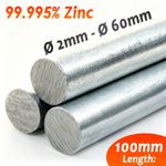 99.9% Pure Zinc Rod, Pure Metal Zinc Anode, Round Zinc Bar, Marine Anticorrosion