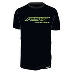 RST Race Department Logo T-Shirt Black/Fluo-Green Sports Urban Casual Men's T...