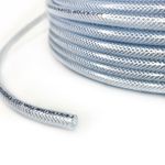 Clear PVC Braided Pipe Hose Technical Food Grade Oil Water Gases Reinforced