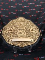 Customize Big Gold Championship Belt 3D Personalized Heavyweight Wrestling Title