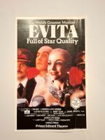 Evita Colour Theatre Handbill, Prince Edward Theatre, Kathryn Evans, 14 x 21
