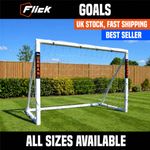 Football Flick PVC Goals | Match & Garden Goals | 5 Sizes | 2 & 3 Year Guarantee