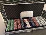 Poker Set 500 Piece with Chips Cards and Case
