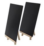 A4 SIZE TABLE TOP BLACKBOARD -CHALKBOARD ON WOODEN EASEL + A LIQUID CHALK PEN-SS