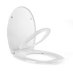 Beldray Anti-Bac Toilet Seat Soft Close White Removable Child Seat Open Box