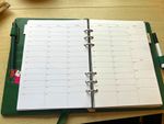 Undated Diary Refill Pages - 6 hole - a5