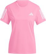 adidas RUN Event Womens Running Top Pink Short Sleeve Moisture Wicking T-Shirt