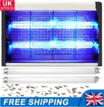 12W ELECTRIC INSECT FLY KILLER BUG MOSQUITO ZAPPER UV HOME INDOOR PEST CATCHER
