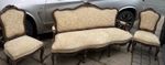 Set Of Beautiful Old Hand Crafted Persian Furniture Sofa And Chair