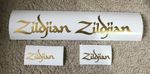 Zildjian Drum logo Sticker/Decal X4