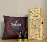 Pair Of Glenfiddich Shot Gun 12 Guage Shot Glasses & Glenfiddich Cushion Cover.