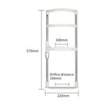 Optical Instrument Chin Rest Forehead Bracket Set for Slit Lamp and Other