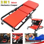 Mechanics Creeper Folding Car Repair Bed trolley stool Maintenance Bench Chair