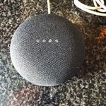 Google Home Mini Smart Speaker Grey with Power Adapter Google Assistant