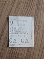 Armageddon Cinema Ticket 1998 Leicester Odeon