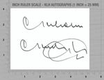 Malcolm Macdonald Hand Signed White Card Newcastle United Autograph Signature