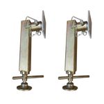 Trailer Propstand Jack Stabilizer Leg x 2 replacement Ifor Williams P1114 Plated