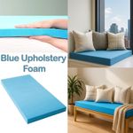 Blue Upholstery Foam Pad Sponge High Density Cushions Replacement for Sofa Chair