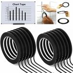 APXB Whiteboard Tape 33m NEW Self Adhesive Grid Gridding Marking Tape Black