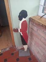 Vintage Wooden Dumb Waiter Butler.