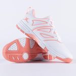 Gilbert Netball Trainer - Volt Shoes White Coral - Size 6-11 - Free p&p