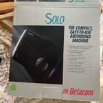 Betacom Solo Micro Cassette Black Answering Machine With Cassette