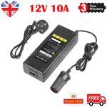 10A Cigarette Lighter Socket 240V Mains Plug to 12V DC Car Charger Power Adapter