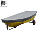 Mirror Dinghy Premium Tailored Waterproof Sailing Dinghy Boat Cover Grey
