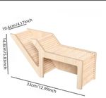 Wooden Hamster Platform with Ramp & Hideout