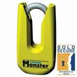 OXFORD OF36M Security Monster Ultra Strong Motorcycle Motorbike Yellow Disc Lock