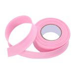1 Inch Single Fold Bias Tape Polyester for Sewing Pink 6 Yards
