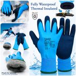 THERMAL INSULATED WINTER WARM WATERPROOF WORK GLOVES FREEZER COLD SAFETY GARDEN