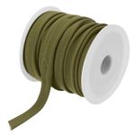 Piping Cord Trim 20 Yards 1/2 Inch Piping Tape for Sewing DIY, Brown Green