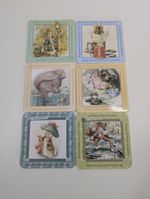 World Of Beatrix Potter Coasters Bundle 2001 2016 Halligan Raby Peter Rabbit X6