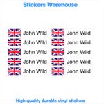10 Personalised name Small CYCLE BIKE FRAME HELMET Stickers See the Description