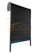 Tambour Door, Roller Door, Campervan Motorhome Caravan - Matt Black Finish