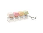 Stress Relief Keyboard Keychain 4-Button Clicker Fidget Toy